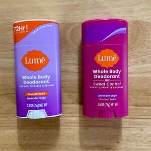 Lume Whole Body Deodorant - Lavender Sage 2 Pack, Unopened